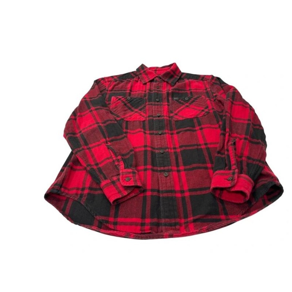 Polo Ralph Lauren Black and Red Plaid size Medium